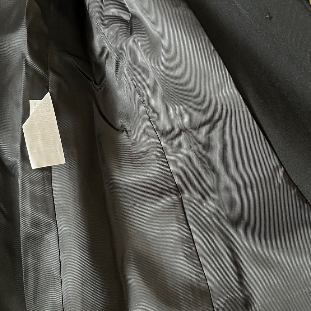 Banana Republic sculpted stretch Black Women's one button blazer-lined-NWT-2P - Picture 5 of 8